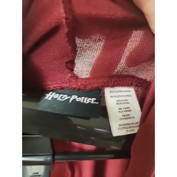 Harry Potter Hogwarts Women's Hooded Sweater Cape Maroon Red‎  Large Adult - Picture 5 of 9